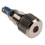 RS PRO Red Panel Mount Indicator, 24V, 8mm Mounting Hole Size, Lead Wires Termination, IP67