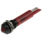 RS PRO Red Panel Mount Indicator, 220V ac, 8mm Mounting Hole Size, IP67