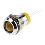 RS PRO Yellow Panel Mount Indicator, 2V dc, 12mm Mounting Hole Size