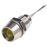 RS PRO Yellow Panel Mount Indicator, 3.1V, 8mm Mounting Hole Size