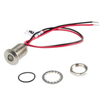 RS PRO Red Panel Mount Indicator, 21.6 → 26.4V dc, 10mm Mounting Hole Size, Lead Wires Termination, IP67
