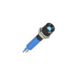 RS PRO Green Panel Mount Indicator, 1.8 → 3.3V dc, 6mm Mounting Hole Size, Lead Wires Termination, IP67