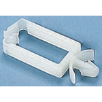 HellermannTyton Cable Clip Natural Push In Nylon Cable Clip, 10.5mm Max. Bundle
