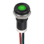 RS PRO Red, Yellow Panel Mount Indicator, 24V dc, 8mm Mounting Hole Size, Lead Wires Termination, IP67
