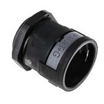 PMA PG29 Straight Cable Conduit Fitting, Black 29mm nominal size