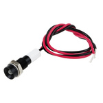 RS PRO Green, Red Panel Mount Indicator, 12V dc, 6mm Mounting Hole Size, Lead Wires Termination, IP67