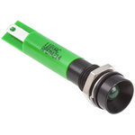 RS PRO Green Panel Mount Indicator, 110V ac, 8mm Mounting Hole Size, IP67