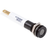 RS PRO White Panel Mount Indicator, 110V ac, 8mm Mounting Hole Size, IP67