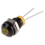RS PRO Yellow Panel Mount Indicator, 2V dc, 8mm Mounting Hole Size, IP67