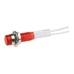 CAMDENBOSS Red Panel Mount Indicator, 14V, 6.4mm Mounting Hole Size, Lead Wires Termination