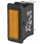 Arcolectric (Bulgin) Ltd Orange Neon Panel Mount Indicator, 230V, 28.2 x 11.5mm Mounting Hole Size