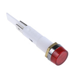 Arcolectric (Bulgin) Ltd Red Neon Panel Mount Indicator, 230V ac, 10mm Mounting Hole Size, Solder Tab Termination