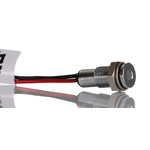 RS PRO Green, Red Panel Mount Indicator, 1.8 → 3.3V dc, 6mm Mounting Hole Size, Lead Wires Termination, IP67