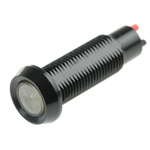 Marl Green Panel Mount Indicator, 5V dc, 8.1mm Mounting Hole Size, Solder Tab Termination