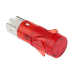 Arcolectric (Bulgin) Ltd Red Neon Panel Mount Indicator, 230V ac, 12.7mm Mounting Hole Size
