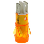 Arcolectric (Bulgin) Ltd Orange Neon Panel Mount Indicator, 230V ac, 12.7mm Mounting Hole Size