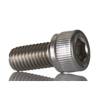 RS PRO Plain Stainless Steel Hex Socket Countersunk Screw, DIN 912, M10 x 20mm