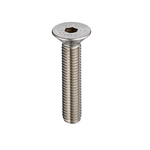 RS PRO Plain Stainless Steel Hex Socket Countersunk Screw, DIN 7991, M5 x 25mm
