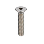 RS PRO Plain Stainless Steel Hex Socket Countersunk Screw, DIN 7991, M6 x 50mm