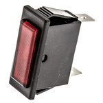 Arcolectric (Bulgin) Ltd Red Neon Panel Mount Indicator, 230V ac, 30 x 11mm Mounting Hole Size