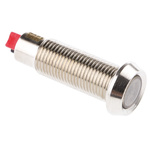 Marl Green Panel Mount Indicator, 24V dc, 8.1mm Mounting Hole Size, Solder Tab Termination, IP67