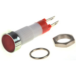 Signal Construct Red Panel Mount Indicator, 24 → 28V, 8mm Mounting Hole Size