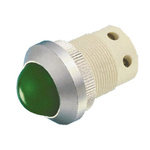 Signal Construct Green Panel Mount Indicator, 20 → 28V, 22mm Mounting Hole Size