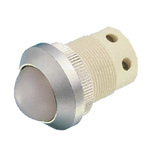 Signal Construct White Panel Mount Indicator, 230V, 22mm Mounting Hole Size