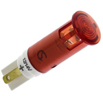 Signal Construct Red Panel Mount Indicator, 12 → 14V, 10mm Mounting Hole Size