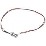 Oxley Red Panel Mount Indicator, 8mm Mounting Hole Size, Lead Wires Termination, IP68