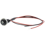 Oxley Blue Panel Mount Indicator, 8mm Mounting Hole Size, Lead Wires Termination, IP67