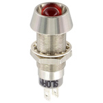 Sloan Red Panel Mount Indicator, 5 → 28V, 8.2 x 7.6mm Mounting Hole Size, IP68