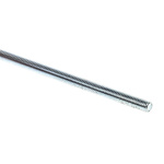 RS PRO Zinc Plated Steel Threaded Rod, M3, 1m