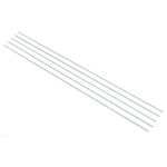 RS PRO Zinc Plated Steel Threaded Rod, M8, 1m
