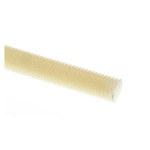 RS PRO Plain Nylon Threaded Rod, M12, 1m
