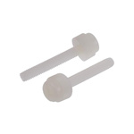 RS PRO, M4 Nylon Thumb Screw, Plain Finish, 25mm