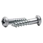 RS PRO Steel Wood Screw Zinc, 1in Length
