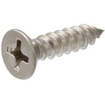 RS PRO Phillips Flat Steel Wood Screw, 4in Thread