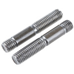 RS PRO Plain Steel Threaded Rod, M10, 50mm
