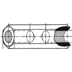 Fischer Elektronik Hex Polyamide Spacer ABP 2550 10 10mm