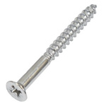 RS PRO Pozidriv Countersunk Stainless Steel Wood Screw, A2 304, 3mm Thread, 16mm Length