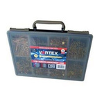 UNIFIX VORTEX Pozidriv Countersunk Steel Wood Screw Yellow Passivated, Zinc Plated