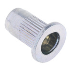 RS PRO Plain, M4 Steel Threaded Insert, 9mm diameter 6mm Depth 11.3mm