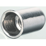 POP Galvanised, M3 Steel Threaded Insert, 5.3mm diameter 4.8mm Depth 9mm