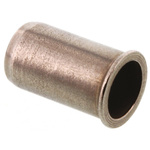 POP Clear Passivated, Galvanised, M4 Stainless Steel Threaded Insert, 7mm diameter 6mm Depth 10mm