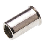 POP Plain, M5 Stainless Steel Threaded Insert, 7.8mm diameter 7mm Depth 11.8mm