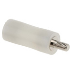 RS PRO Standoff, M3 x M3 Thread, 20mm Body, Nylon, Male/Female, 6mm Stud