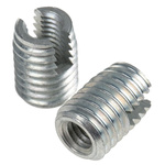 Böllhoff Galvanised, M6 Steel Threaded Insert, 10mm diameter 9.4mm Depth 14mm
