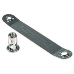 RS PRO Bright Zinc Plated, M5 Steel Threaded Insert, 13.49mm diameter 10.16mm Depth 18.19mm