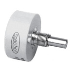 Vishay 1 Gang Continuous Turn Rotary Wirewound Potentiometer with an 6.35 mm Dia. Shaft - 500Ω, ±3%, 2.75W Power